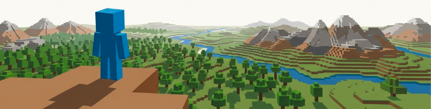 Open-ended Minecraft world — the agent's playground.